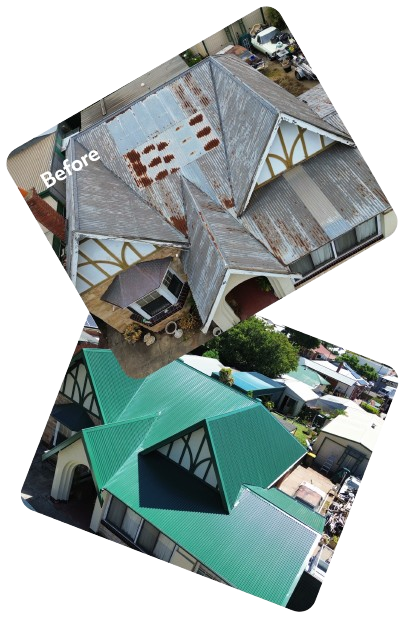 After roof restoration