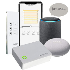 Roller shutters can be added to your home automation tools