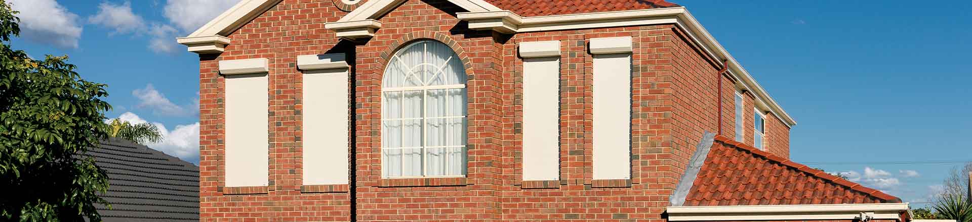 Roller Shutters on second storey of a home