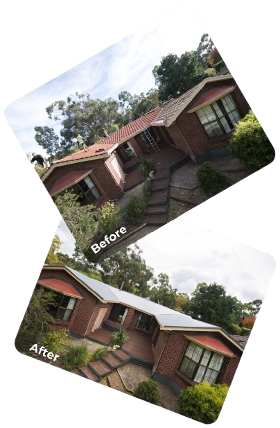 After roof restoration